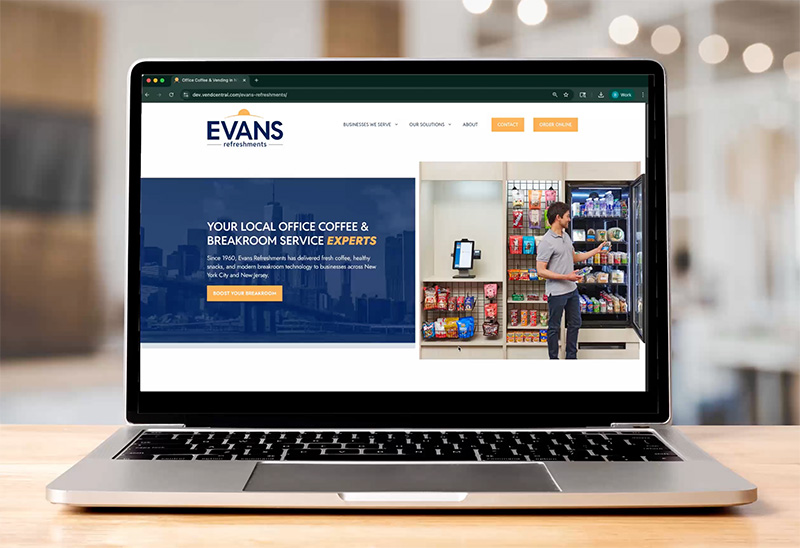 Strong Landing Pages Make your Vending Website Shine